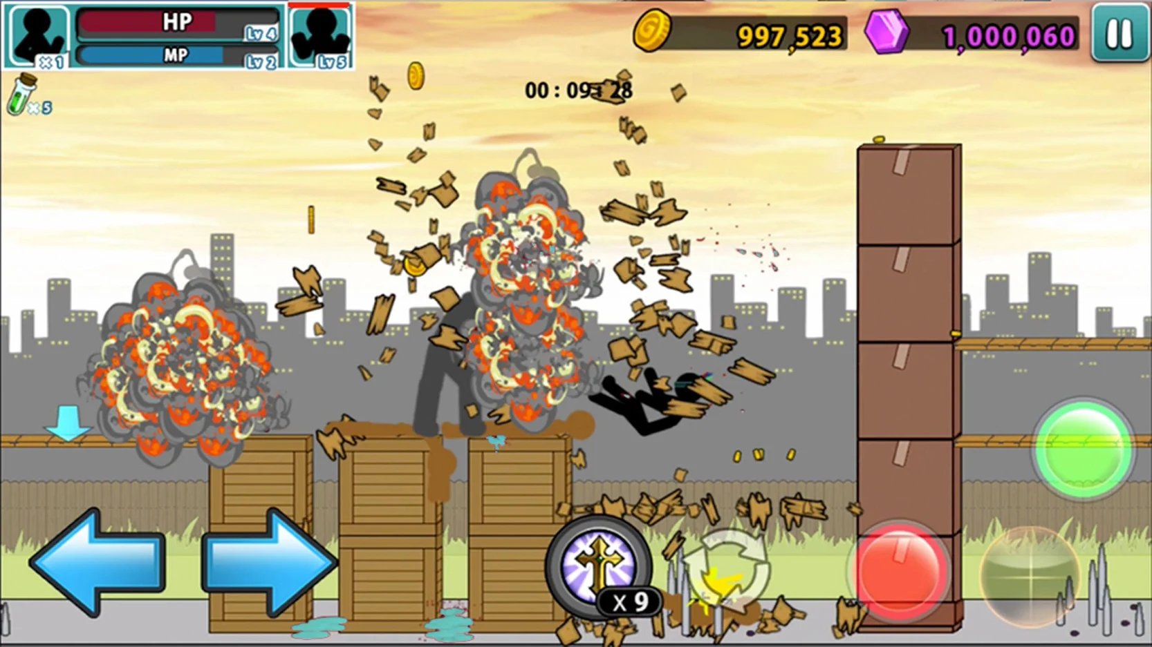 anger of stick 5 zombie online