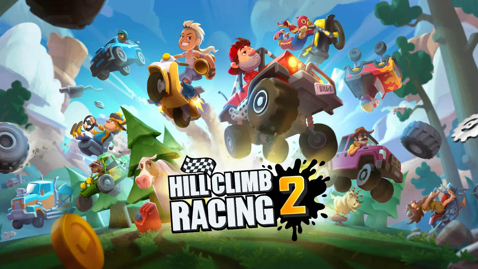 Скачать Hill Climb Racing 2 v1.61.2 Мод APK на андроид