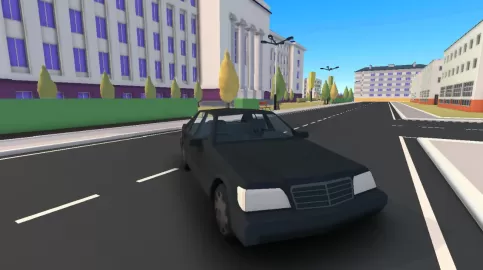 Car delivery service 90s: Open world driving