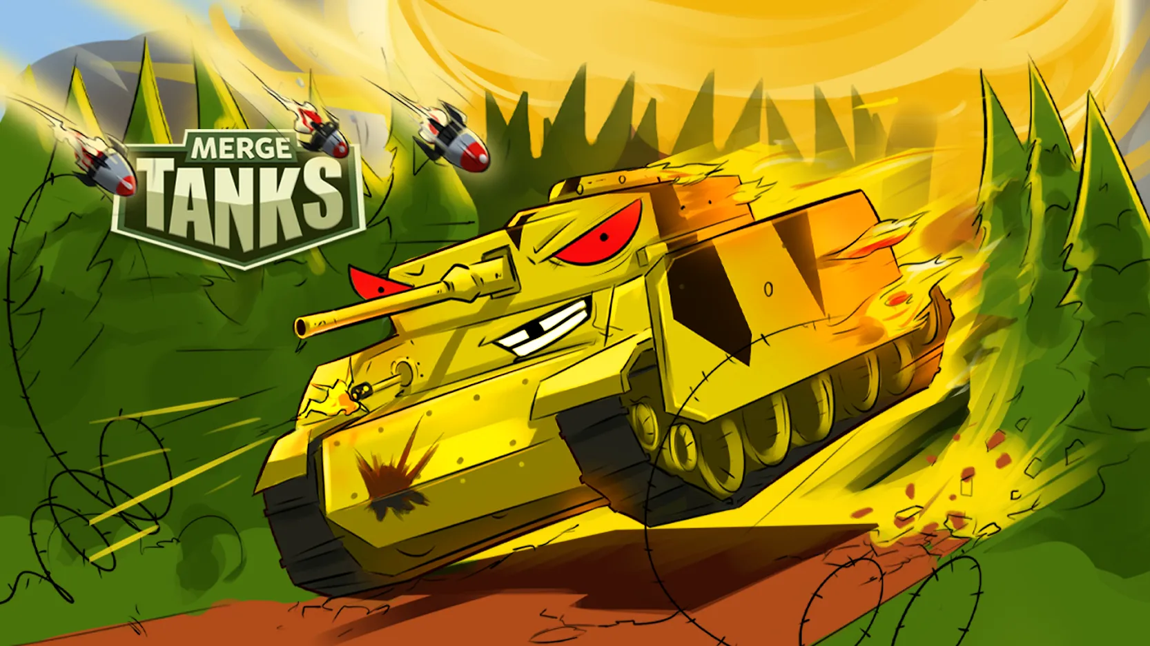 Download Merge Tanks 2  MOD APK for android free