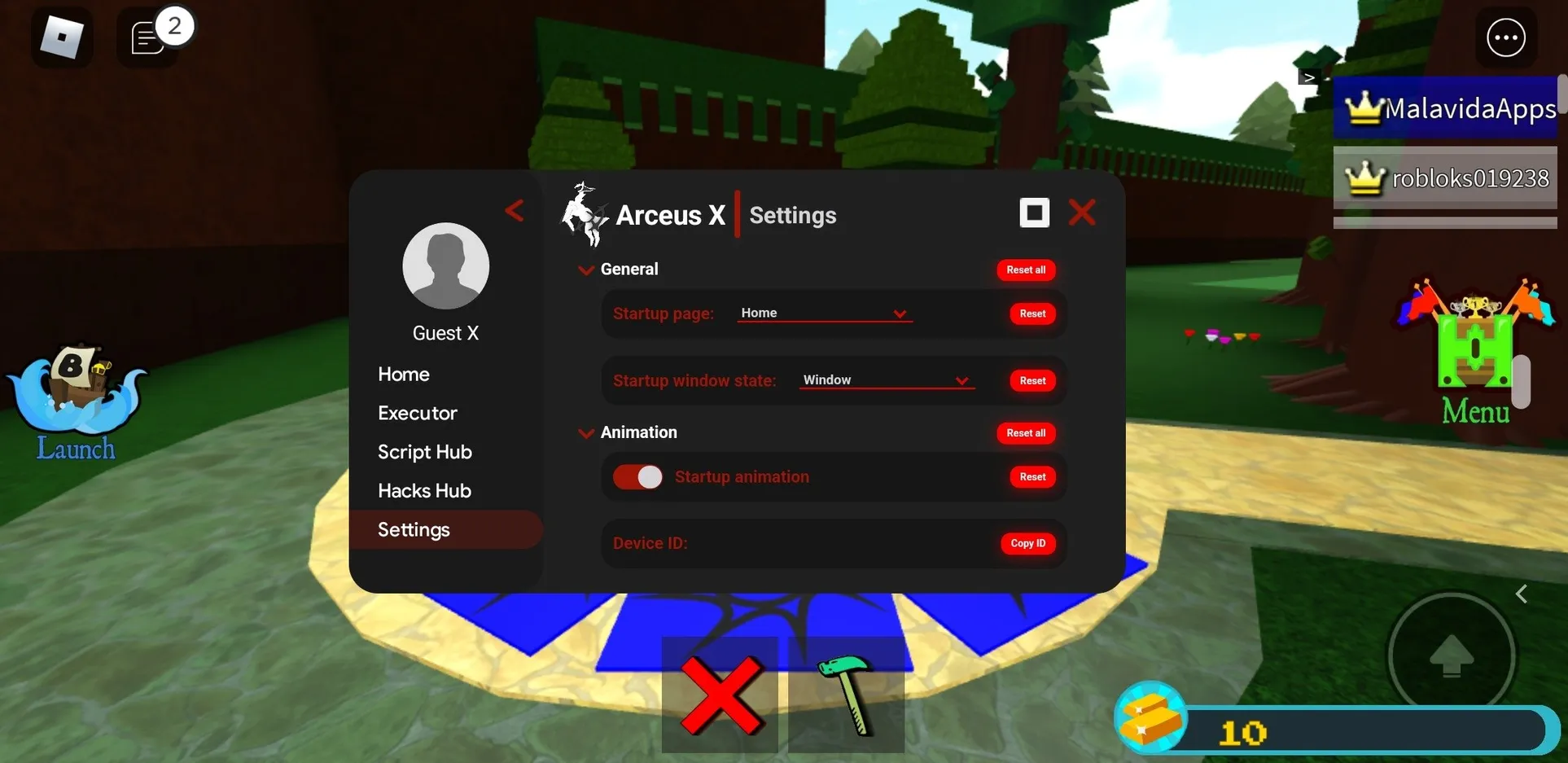 Arceus x 2.1.3 Apk Download Here 