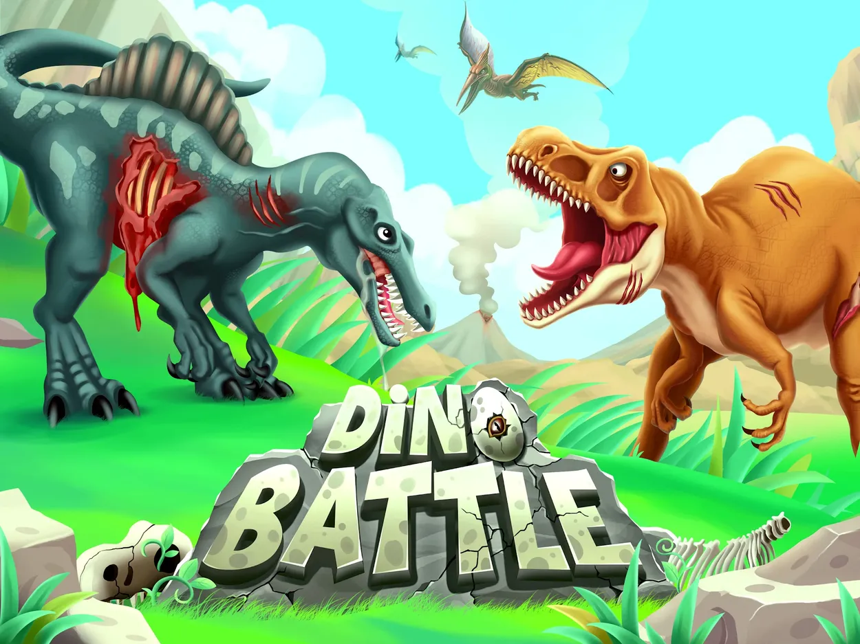 Скачать Dino Battle 13.67 Мод APK на андроид бесплатно