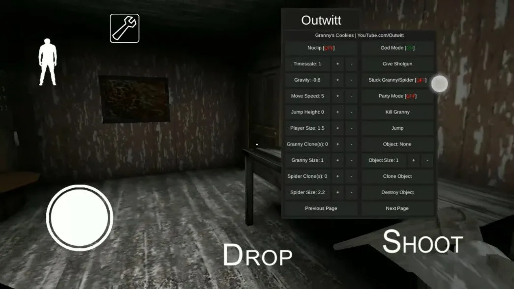 New Granny Outwitt Mod Menu + Item Spawner