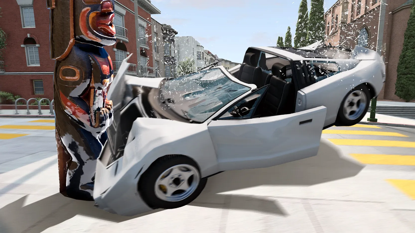 Скачать Mega Car Crash Simulator 1.7 Мод APK на андроид