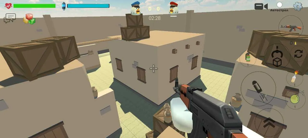 Chicken Gun Приватный сервер скачать на Андроид бесплатно на русском версия  APK 1.4.9