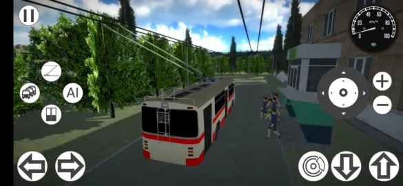 Micro-Trolleybus Simulator