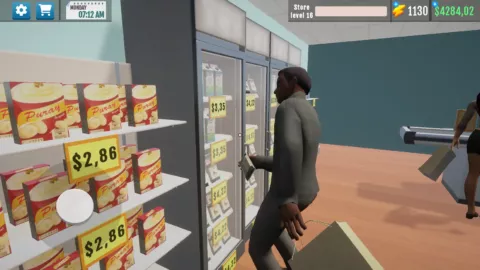 Supermarket Manager Simulator