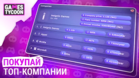 Games Tycoon Pro