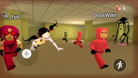 Meme Bots Jump Rope Chase Room