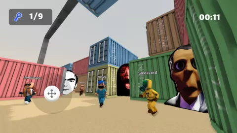 Meme Bots Jump Rope Chase Room