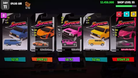 Supercar Collection Simulator