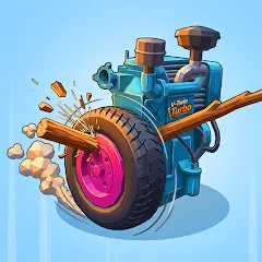 Wheel Engine Shot